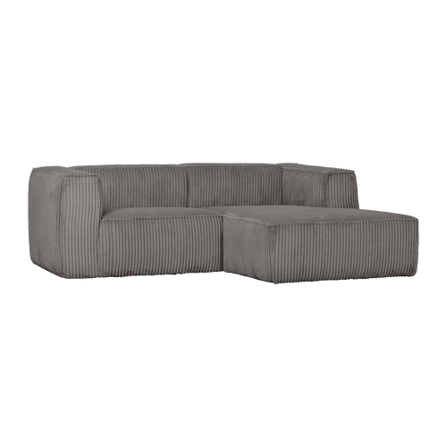 WOOOD chaise longue bank rechts Bean - Ribstof - Terazzo - 73x254x178 - vtwonen shop