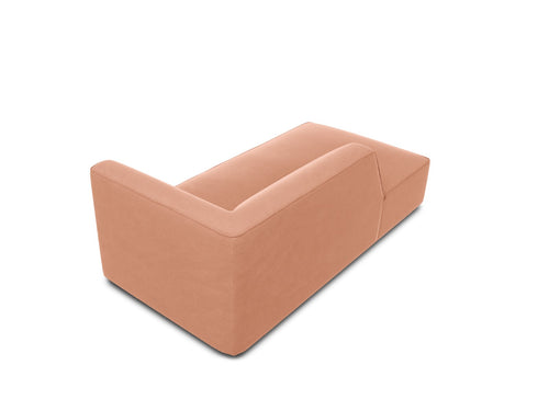 Micadoni linker meridiaan Ruby flueel, roze - 180x93x69cm