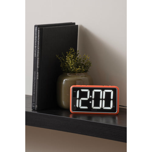 Karlsson wekker New Retro - oranje - 16.5x4.5x9cm - vtwonen shop