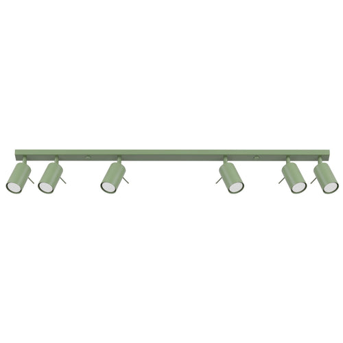 Sollux Lighting Plafondlamp RING 6L salie - 118x6x16cm