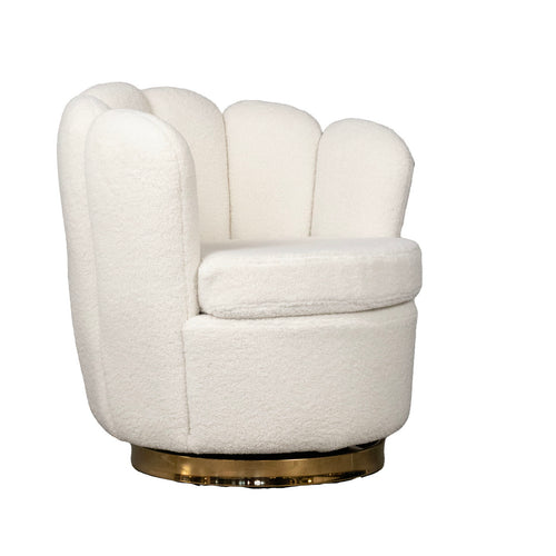 Giga Meubel Fauteuil Quinty - Bouclé - Beige