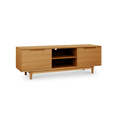 Furnhouse tv-meubel Kerteminde - Natuurlijk eikenhout - MDF, eikenfineer - 45x160x53