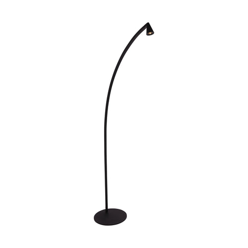 Atmooz vloerlamp Bijoux - zwart - Ø 28 x H 150 cm - geïntegreerde led