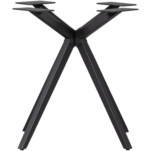 WOOOD kruispoot Holland - Metaal - Zwart - 72x80x80 - vtwonen shop