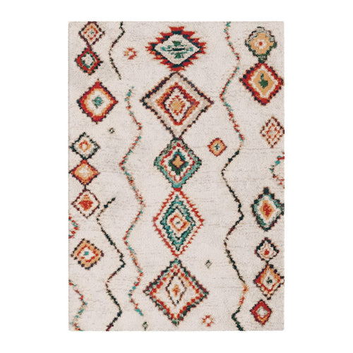 AFK Living vloerkleed Native - shaggy - veelkleurig - 160 x 230 cm
