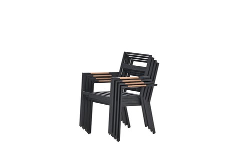 Felini 5-delige tuinset  - 4 stoelen / tuintafel - Garden Impressions - vtwonen shop