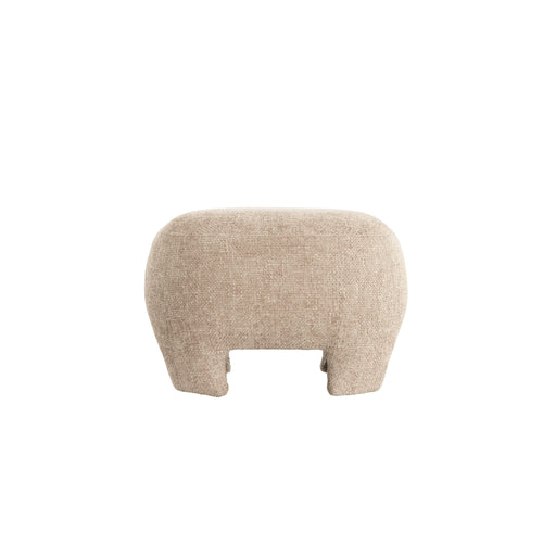 Light & Living poef Zenica - bruin - 53x41x38cm - vtwonen shop