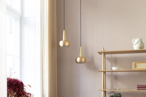 Umage Clava hanglamp brushed brass - Ø 21,5 cm - vtwonen shop