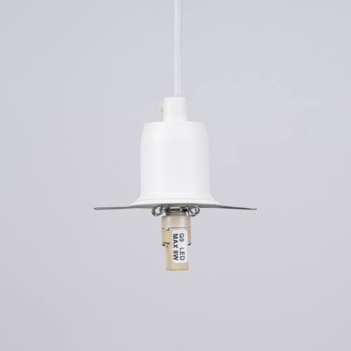 Sollux Lighting Hanglamp HYPERION 1 wit - 20x20x125cm