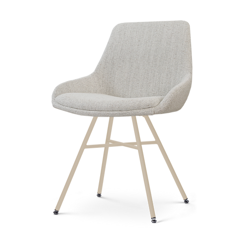 Nolon Noa-Isa eetkamerstoel beige gemêleerd - beige onderstel